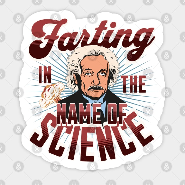 This Guy Loves To Fart - Science Humor - Fart Guy Joke Sticker by alcoshirts